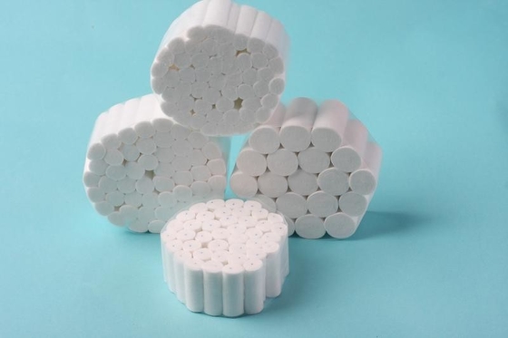 Ruloir en coton dentaire absorbant à usage unique, 100% coton