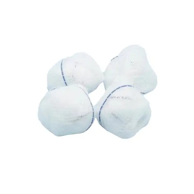Hôpital de haute qualité utilise chirurgicale médicale 100% coton absorbant balle de gaze avec rayons X
