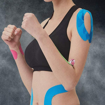 Easy To Use Skin Friendly Kinesiology Printed Athletic Tape 10cm