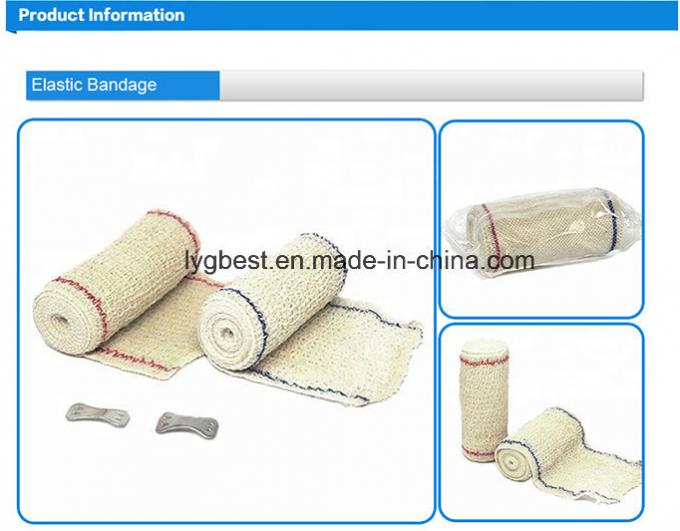 Les produits de fourniture médicale le bandage élastique inverse de crêpe d'Eab Adesive de pansement de l'usine directe