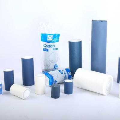 Rouleau de laine de coton médical absorbant à usage unique doux à partir de coton naturel à 100%, de qualité médicale pour les soins dentaires, avec certificats CE, ISO13485, FDA, support de personnalisation OEM